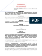 Reglamento de la Ley de Tránsito