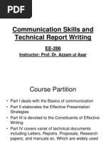 Communication Skills and Technical Report Writing