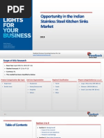 Download Opportunity in the Indian Stainless Steel Kitchen Sinks Market_Feedback OTS_2013pdf by Feedback Business Consulting Services Pvt Ltd SN178623587 doc pdf