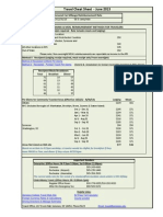 Travel Cheat Sheet - June 2013: Personal Car Mileage Reimbursement Rate