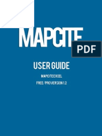 Mapcite Excel v1.2 User Guide 16august2013 PDF