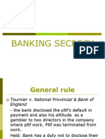Banking Secrecy
