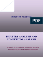 Industry Analysis and Competitor Analysis Framework