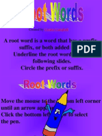 root Words presentation 