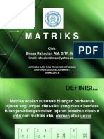 Matriks D3 Teknologi Hasil Pertanian Uns PDF