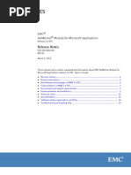 NetWorker Module For Microsoft Applications 2 4 SP1 Release Notes PDF