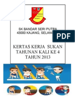 Kertas Kerja Sukan Tahunan 2013