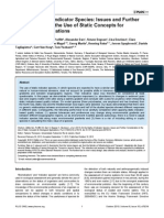 On The Myths of Indicator Species: Issues and Further Consideration in The Use of Static Concepts For Ecological Applications