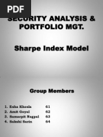 Portfolio Theory Sharpe Index Model1 110921030315 Phpapp02