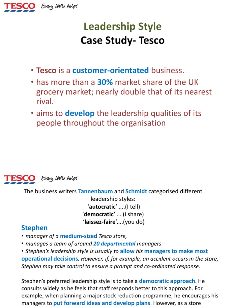 Tesco Leadership Behaviours – Tesco Leadership Styles – ZAZFEE
