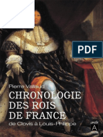 Chronologie Des Rois de France - Pierre Vallaud