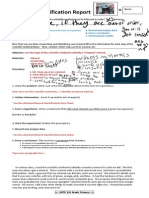 ID Mineral Scientific Method Lab Report