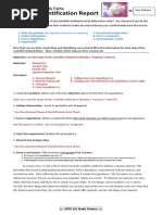 ID Mineral Scientific Method Lab Report