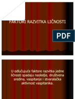 Faktori Razvoja Licnosti PDF