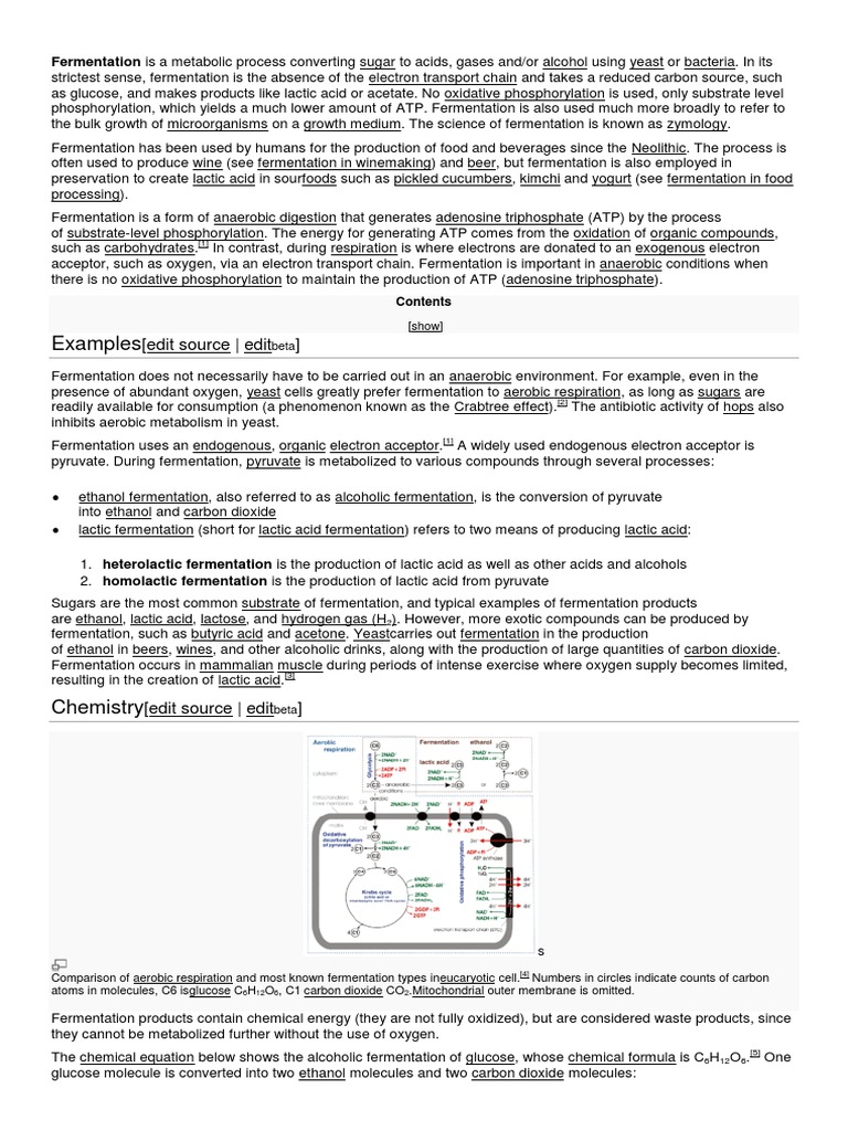 Spice of Lyfe Chemical Equation For Alcoholic Fermentation