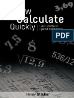 How to Calculate Quickly - Henry Sticker