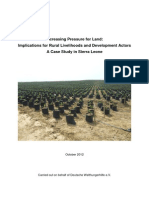 Study Land Investment Sierra Leone