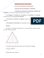 Ejercicios de Optimizacion de Funciones