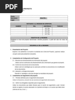 Acta de Cierre de Proyecto Ejemplo | PDF | Business | Informática y ...