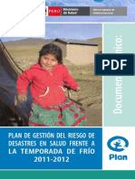MINSA Plan Gestion Riesgo de Desastres Salud PDF
