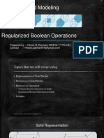 Regularized Boolean Set Operation On Solids in Computer Graphics