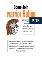 West Warrior Nation Flyer