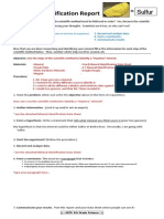 ID Mineral Scientific Method Lab Report