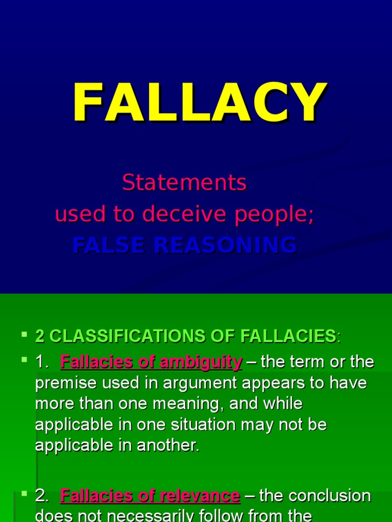 avoiding fallacies in expository essays
