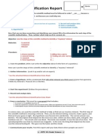 ID Mineral Scientific Method Lab Report