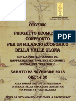 PROGETTO ECOMUSEO VALLE OLONA