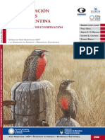 Categorizacion de Las Aves de La Argentina 2008