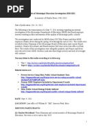 Download Mississippi Education Investigation by MississippiEducation SN178778998 doc pdf
