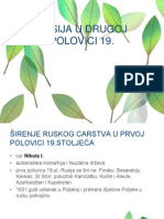 Prezentacija Rusija U Drugoj Polovici 19.st