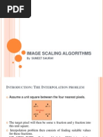 Image Scaling Algorithms