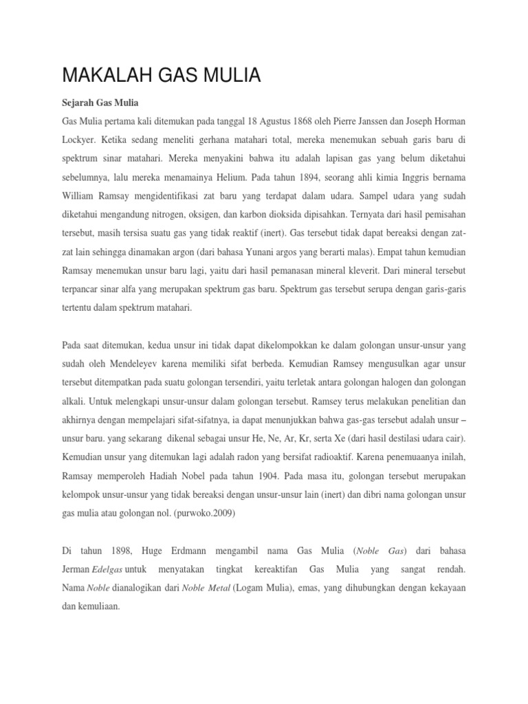 Makalah Gas Mulia Docx