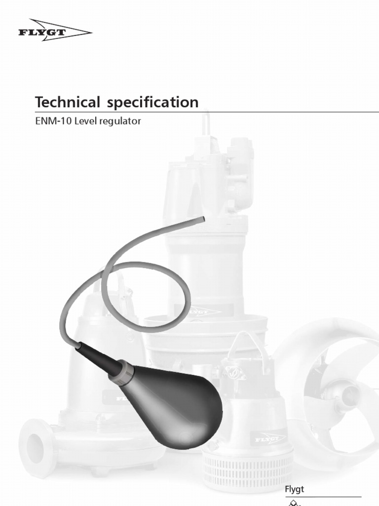 Flygt ENM-10 Floating Switch | PDF | Switch | Polyvinyl Chloride