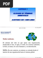 Curso Auditores SGA 14001 Cap 1 Glosario
