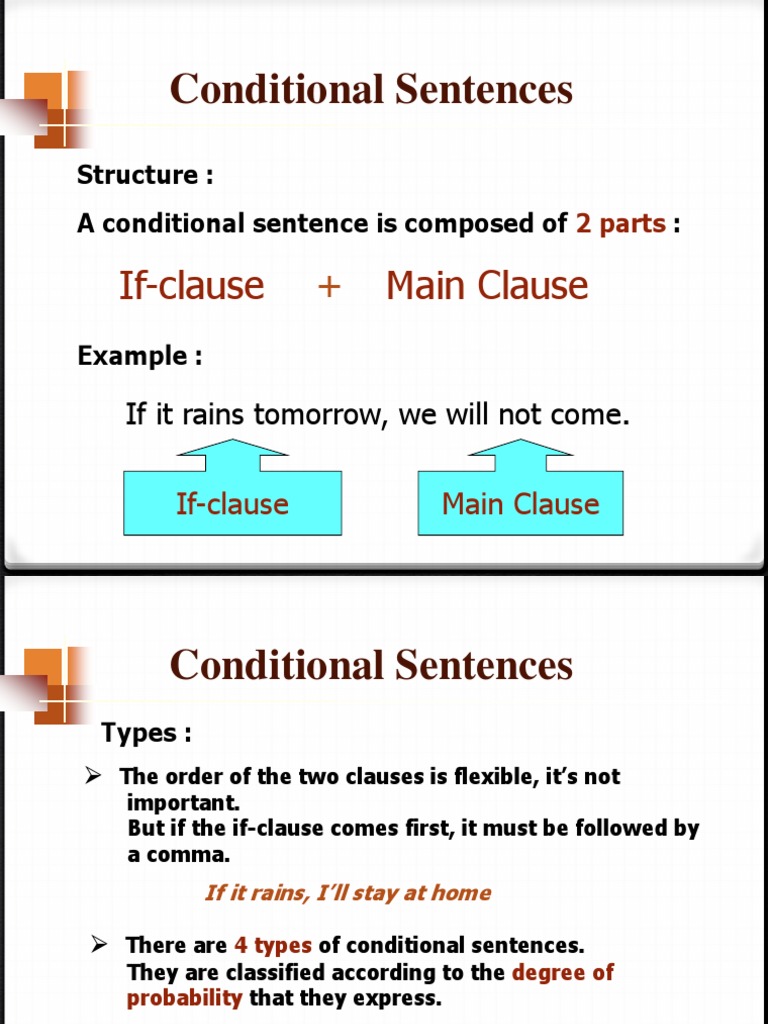 Conditionals Grammar | PDF | Grammatical Tense | Perfect (Grammar)