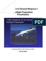 Weps Air-to-Ground I, Preflight Prep Lecture Guide