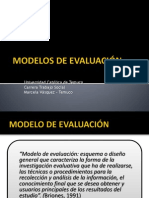 Modelos de Evaluacion