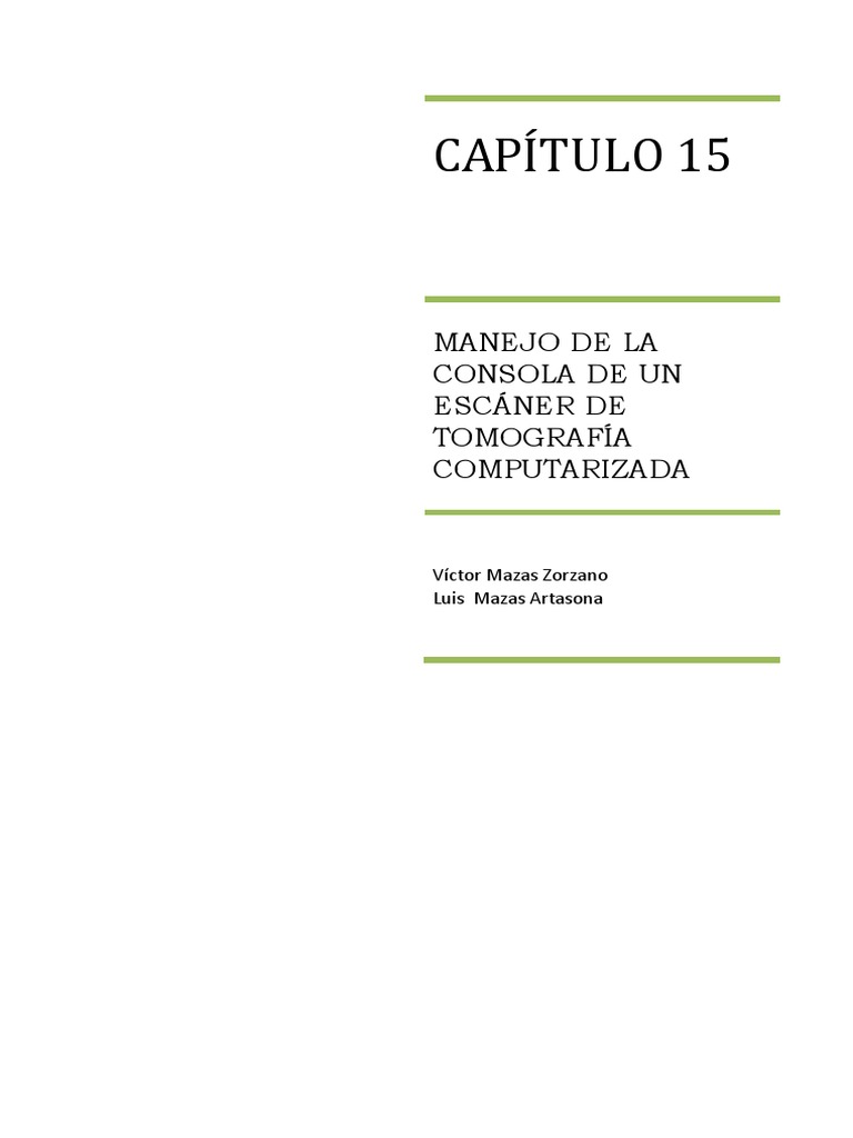 MANUAL DE USUARIO DE TOMOGRAFÍA COMPUTARIZADA (User's Manual Toshiba