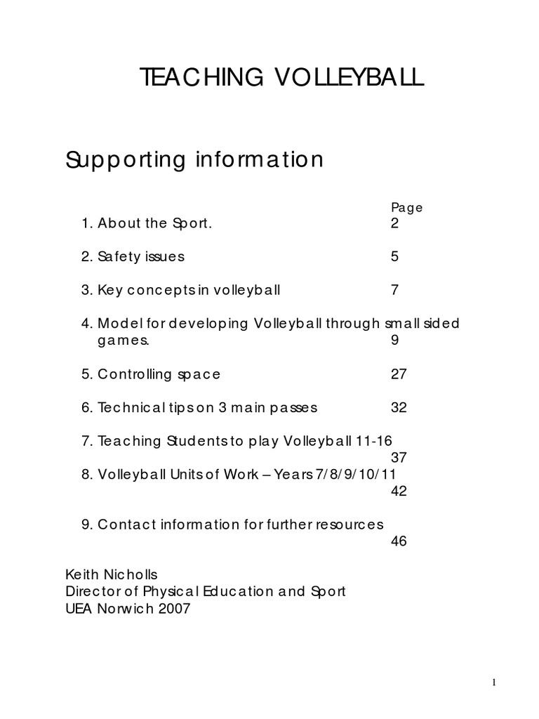 USA Volleyball Teaching Volleyball Volleyball Teams