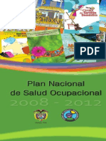 Plan Nacional de Salud Ocupacional 2008-2012