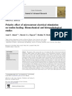Grupo 8 Polarity Effect of Microcurrent Electrical Stimulation on Tendon Healing Biomechanical and Histopathological Studies