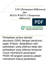 BEDA TETAP Dan BEDA WAKTU