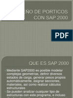 Diseño de Porticos Con Sap 2000