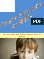 PENSAMIENTOS DE LOS NIÑOS