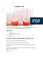 Smoothie de Pepene Rosu