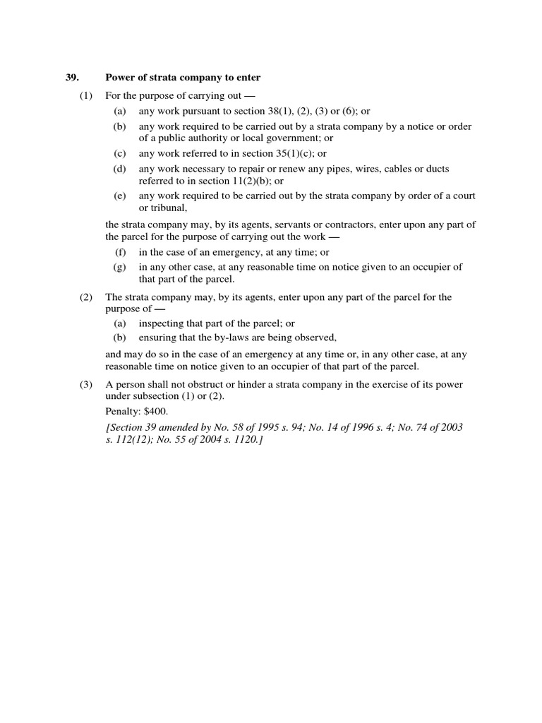 Strata Company Entry Powers Explained | PDF | Technology & Engineering