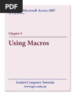 Download Learning Microsoft Access 2007 - Macros by Guided Computer Tutorials SN17888803 doc pdf